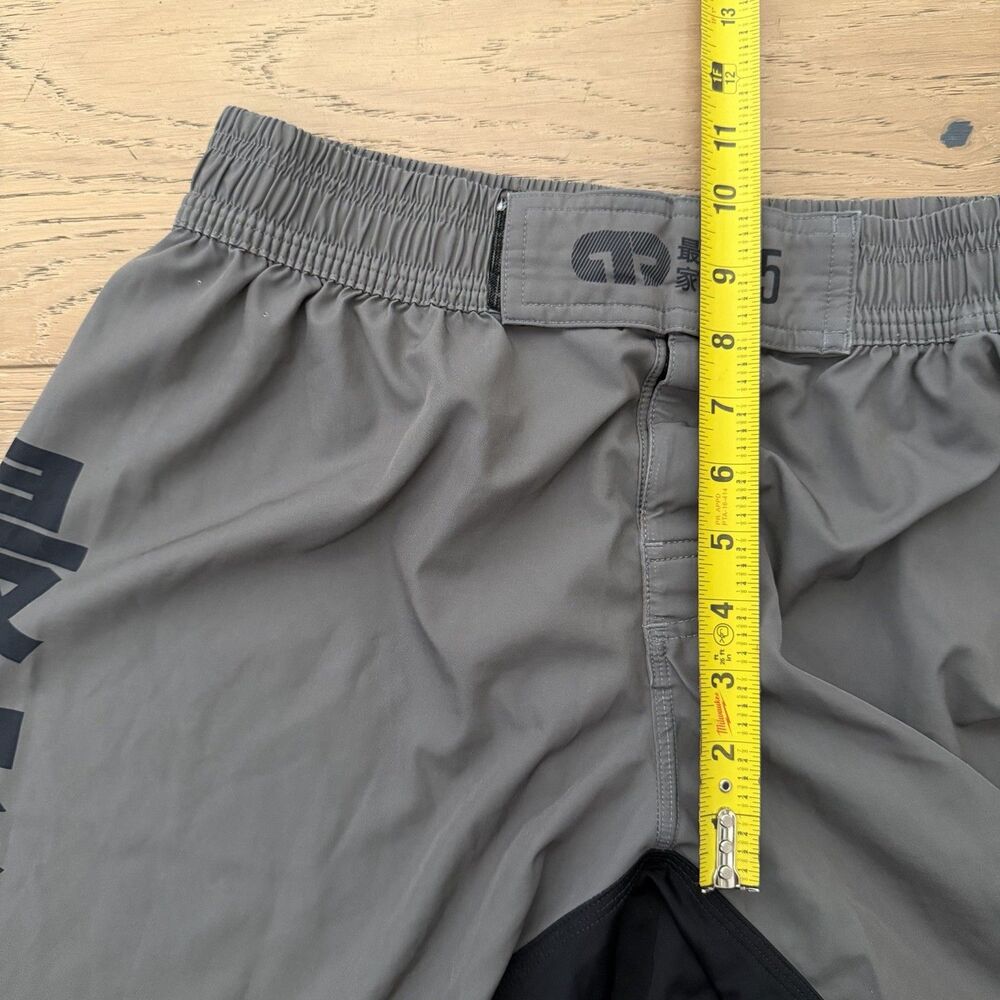 Moya Brand Co MB/025 BJJ Grappling Fight Shorts Gray Size 32 MMA No Gi - Picture 12 of 13